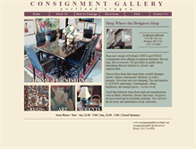 Tablet Screenshot of consignmentgalleryportland.com